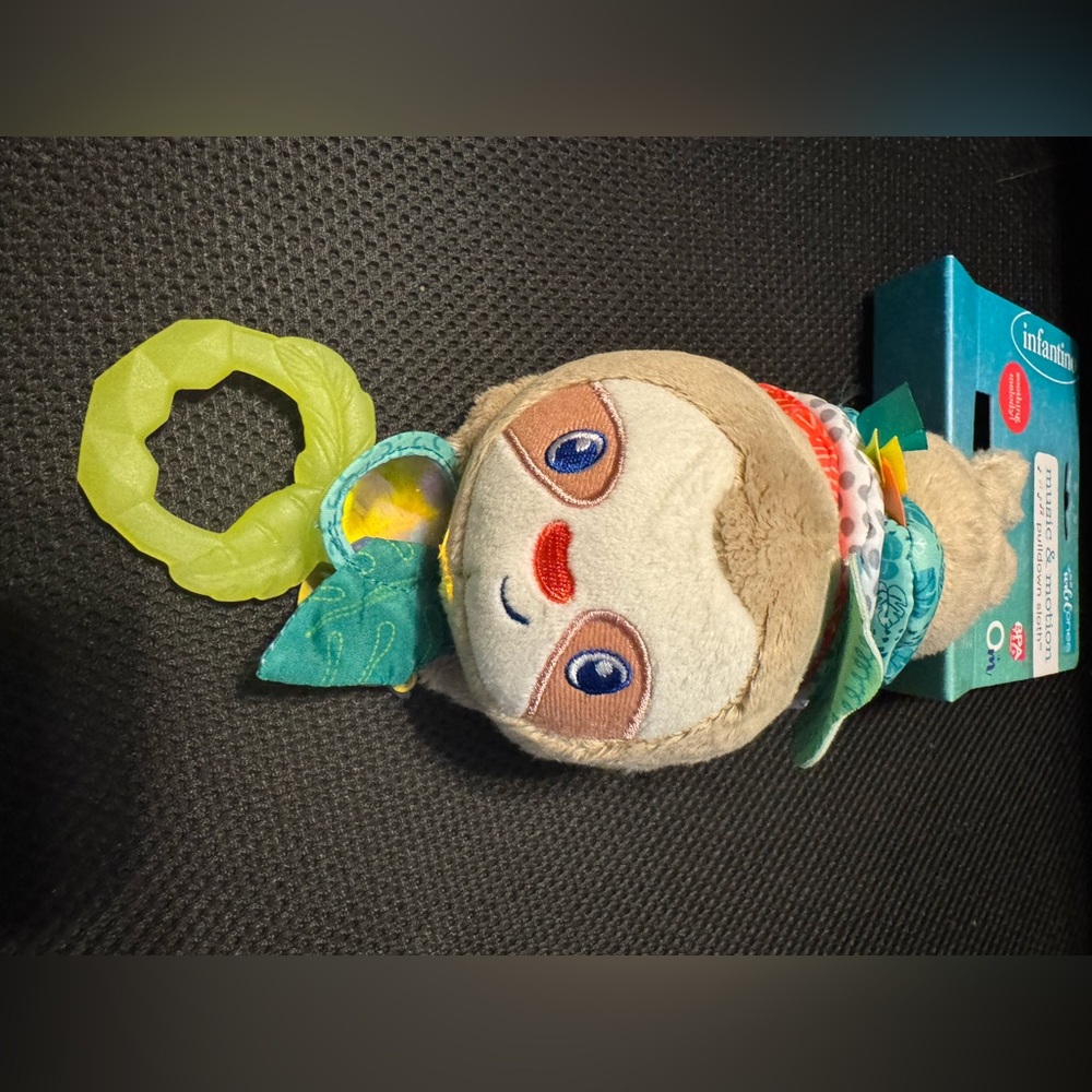 Infantino Music & Motion Pulldown Sloth - Colorful Fun Brand New!